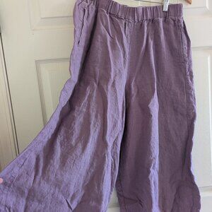 Linen Wide Leg Pants